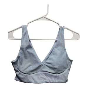 Victoria's Secret Sport Top Light Blue Size S Polyester‎ Spandex Gym Workout